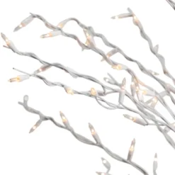 Northlight 6' Prelit Artificial Christmas Tree White Lighted Cascade Twig Outdoor Decoration - Clear Lights -Northlight GUEST 00a3063f 739a 452f a051 13c29058f84b