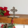 Northlight Filigree Cross Christmas Stocking Holder - 5" -Northlight GUEST 011fb014 877c 4fe5 a31e 2fb00ed71988