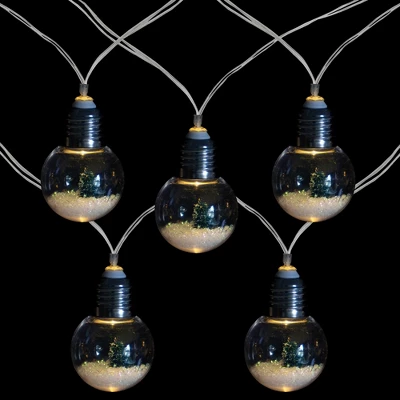 Northlight 10-Count LED Christmas Trees In Bulbs, Warm White Lights, 4.25ft Clear Wire 4 Northlight 10-Count LED Christmas Trees In Bulbs, Warm White Lights, 4.25ft Clear Wire - Image 2