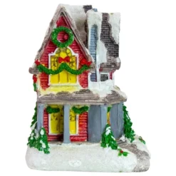 Northlight LED Lighted Snowy House Christmas Village Decoration - 5" - Red -Northlight GUEST 05c47918 fe87 4b83 8218 a2b9f5308df5