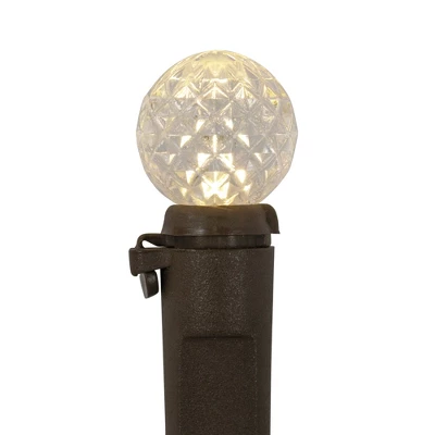 Northlight LED G12 Berry Christmas Lights - Warm White - 16' Brown Wire - 50 Ct 5 Northlight LED G12 Berry Christmas Lights - Warm White - 16' Brown Wire - 50 Ct - Image 3