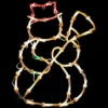 Northlight Lighted Snowman Christmas Window Silhouette Decoration - 15" - Multicolor Lights -Northlight GUEST 0701a149 b1a1 4e32 a549 218ad33cd121