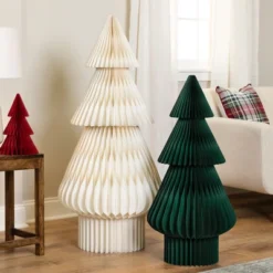 Northlight Accordion Honeycomb Foldable Paper Christmas Tree - 3' - Dark Green -Northlight GUEST 08417c9e f7e4 46e0 8f55 bd3e9b4dc3f0
