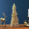 Northlight Small Layered Feathers Cone Tree Christmas Tabletop Decoration - 15.75" -Northlight GUEST 086b570e ebe4 48a6 9894 1c54d49e418d