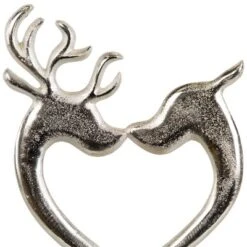 Northlight Heart Shaped Kissing Reindeer Metal Christmas Decoration - 10" -Northlight GUEST 08cac49a 8878 4971 ad0c c01234ac6808