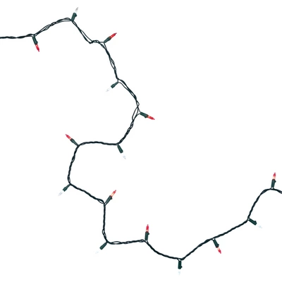Northlight LED Mini Christmas Lights - Red And White - 33' Green Wire - 100ct 8 Northlight LED Mini Christmas Lights - Red And White - 33' Green Wire - 100ct - Image 6