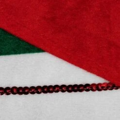 Northlight 18" Red And Green Velvet Sequin Stripe Christmas Stocking -Northlight GUEST 0b20c407 c7ac 4b8c 817d d8752827b4f4