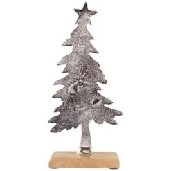 Northlight Embossed Swaying Tree Metal Christmas Decoration - 12" -Northlight GUEST 0b423afd 1074 4ca6 a3ab 30070abaa536