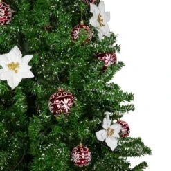 Northlight Lighted Musical Snowing Artificial Christmas Tree - 6' - White LED Lights -Northlight GUEST 0b5cb977 10ec 452f 8962 310e5d441f39