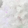 Northlight 1.5 FT Pre-Lit Snow White Artificial Christmas Tree - Multicolor Lights