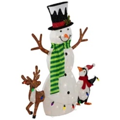Northlight 3D LED Lighted Snowman And Penguin Outdoor Christmas Decoration - 48" - Warm White -Northlight GUEST 0ee88143 82fb 43fa a2bb 1af55cb8c419