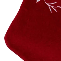 Northlight 20" Red And White "Merry Christmas" Velour Stocking -Northlight GUEST 1032735d 75aa 4004 b870 67f5376a0806