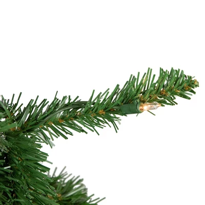 Northlight Pre-Lit Pencil White River Fir Artificial Christmas Tree - 6.5' - Clear Lights 3 Northlight Pre-Lit Pencil White River Fir Artificial Christmas Tree - 6.5' - Clear Lights