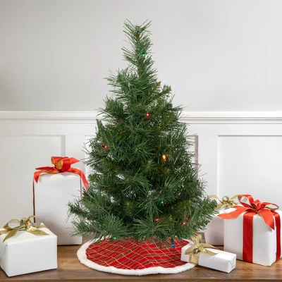 Northlight Pre-Lit Medium Royal Pine Artificial Christmas Tree - 2' - Multicolor Lights 3 Northlight Pre-Lit Medium Royal Pine Artificial Christmas Tree - 2' - Multicolor Lights