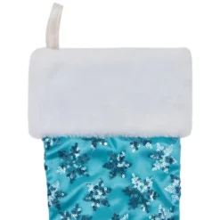Northlight 20.5" Ice Palace Blue Sequin Snowflake Christmas Stocking With White Faux Fur Cuff 8 Northlight 20.5" Ice Palace Blue Sequin Snowflake Christmas Stocking With White Faux Fur Cuff -Northlight GUEST 13680326 dd09 42e1 aed4 e40a9b8e74cb