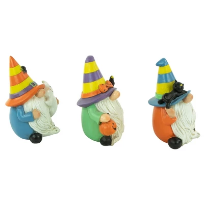 Northlight Set Of 3 Halloween Gnomes Decoration 6" 3 Northlight Set Of 3 Halloween Gnomes Decoration 6"