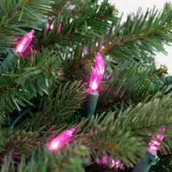 Northlight 100ct Mini Christmas String Lights Pink - 33' Green Wire -Northlight GUEST 150a4c74 42a7 4e15 abf1 fe090a0edfae