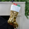 Northlight 22.75" Gold And Silver Reversible Sequined Christmas Stocking 2 Northlight 22.75" Gold And Silver Reversible Sequined Christmas Stocking -Northlight GUEST 154a06fc 7a95 48ad 9e95 6fb26852848d