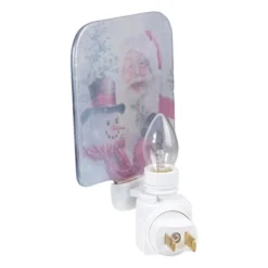 Northlight 4" Red And White Santa And A Snowman Christmas Night Light -Northlight GUEST 1556a986 2a72 46c2 909a b23301676624