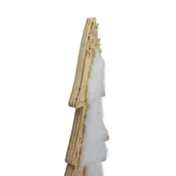 Northlight Snowy Wooden Tree Christmas Decoration - 14.5" - Beige And White -Northlight GUEST 1561387a 7028 497d b1f2 cb6a9986b1c0