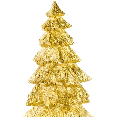 Northlight Metallic Woodland Layered Christmas Tree Decoration - 9.5" - Gold Finish 4 Northlight Metallic Woodland Layered Christmas Tree Decoration - 9.5" - Gold Finish - Image 2