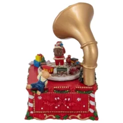 Northlight Santa Claus On Phonograph Musical Christmas Decoration - 7" -Northlight GUEST 175c3ec7 34b7 4a04 a4b1 e60593a17420