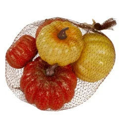 Northlight Set Of 5 Artificial Fall Harvest Pumpkins Decorations 4" -Northlight GUEST 1826dcba 8583 419c 970c b62f69544dda