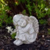 Northlight 6.5" Resting Cherub Angel Outdoor Garden Statue -Northlight GUEST 1840ad48 6582 48df a134 671cab82fef0