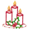 Northlight 16.5" Lighted Candles With Holly And Berry Christmas Window Silhouette 1 Northlight 16.5" Lighted Candles With Holly And Berry Christmas Window Silhouette -Northlight GUEST 1a52bd7d e89a 4673 8e7b 7acb639b8f6d