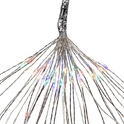 Northlight 20" LED Lighted Firework Silver Branch Christmas Decoration - Multi-Color Lights 5 Northlight 20" LED Lighted Firework Silver Branch Christmas Decoration - Multi-Color Lights - Image 3