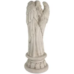 Northlight 22.5" Standing Religious Angel With Bird Bath Votive Candle Holder Outdoor Patio Garden Statue - Gray -Northlight GUEST 1c0299fd 0bb4 4782 865d 1ab362339def