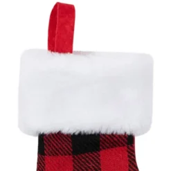 Northlight 7" Red And Black Plaid Print Christmas Stocking With Faux Fur Cuff 8 Northlight 7" Red And Black Plaid Print Christmas Stocking With Faux Fur Cuff -Northlight GUEST 1d0661b0 df6d 4b43 b52b f9da9528ed9f