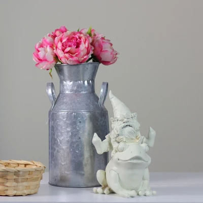 Northlight 9.75" Spring Weathered Frog And Gnome Outdoor Patio Garden Statue - Ivory 3 Northlight 9.75" Spring Weathered Frog And Gnome Outdoor Patio Garden Statue - Ivory