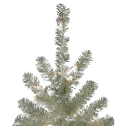 Northlight 9' Pre-Lit Artificial Christmas Tree Metallic Sheer Champagne Tinsel - Clear Lights -Northlight GUEST 1f4b9f13 65ac 4e15 9d10 420a61398d1c