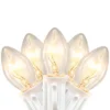 Northlight C7 Christmas String Lights - Clear - 24' White Wire - 25ct -Northlight GUEST 1ff56483 cd68 4f97 91c1 93bfee67f777