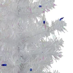 Northlight 3' Pre-Lit White Medium Pine Artificial Christmas Tree - Blue Lights -Northlight GUEST 209c9e51 5e92 4ae9 8e9a 612f546bd604