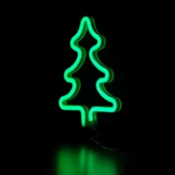 Northlight LED Christmas Tree Neon Lighted Decoration - 9.5" - Green -Northlight GUEST 22f5b7b4 aab1 47de b930 1a6dc0087353