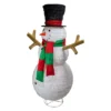 Northlight Lighted Tinsel Snowman Outdoor Christmas Decoration - 60" - Warm White Lights -Northlight GUEST 244fdb02 ba7f 4d8d 86fe 434ed8c42c31