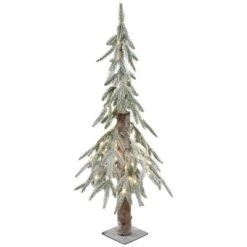 Northlight Pre-Lit Flocked Battery Operated Alpine Artificial Christmas Tree - 3' - Clear LED Lights 18 Northlight Pre-Lit Flocked Battery Operated Alpine Artificial Christmas Tree - 3' - Clear LED Lights -Northlight GUEST 24f4468d d7ae 4cee a872 c5328a84b8e6