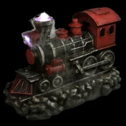 Northlight 38" Prelit LED Vintage Locomotive Train Outdoor Patio Garden Water Fountain - Red/Black -Northlight GUEST 25cc4c0e ead3 4869 9d47 3e5756f19f4c
