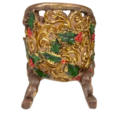 Northlight 8.75" Brown And Gold Sleigh Tabletop Christmas Decoration 5 Northlight 8.75" Brown And Gold Sleigh Tabletop Christmas Decoration - Image 3