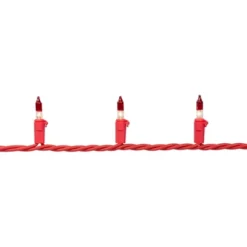 Northlight Mini Christmas Light Set - Clear With Red Tips - 20.25' Red Wire - 100ct -Northlight GUEST 2a4f3872 8555 47b1 8b39 2f53cb7575e4
