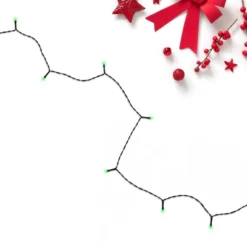 Northlight Battery Operated LED Christmas Lights - Green - 9.5' Green Wire - 20ct -Northlight GUEST 2a8829d6 f631 47d7 bad5 c9073ba1c41f