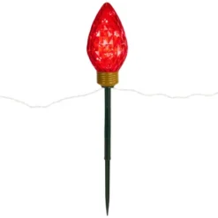 Northlight LED Lighted C9 Style Christmas Pathway Lawn Stakes - 8 Ft - Multi - 5-Count -Northlight GUEST 2ac5f0bd a112 45ba bcd6 1ff112b063eb