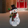 Northlight Lighted Waving Snowman Outdoor Christmas Decoration - 32" - Clear Lights -Northlight GUEST 2ad8d8cb 7d57 407c 85a2 217d9dcafdf1