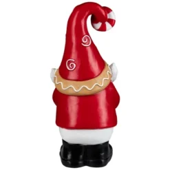 Northlight Gnome Holding Gingerbread Snowflake Cookie Christmas Decoration - 11.5" - Red -Northlight GUEST 2b31265f 430e 4ccb 8344 30ce566c6e32
