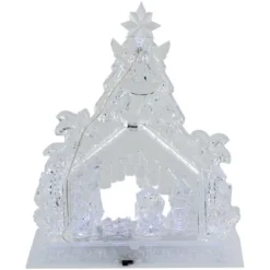Northlight LED Lighted Nativity Scene In Stable Acrylic Christmas Decoration - 10.75" 11 Northlight LED Lighted Nativity Scene In Stable Acrylic Christmas Decoration - 10.75" -Northlight GUEST 2b8ffa8e 6033 45b3 a60e ef47e2769569