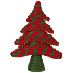 Northlight Twisted Yarn Plush Christmas Tree Decoration - 15.25"