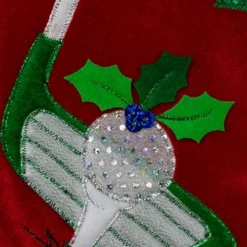 Northlight 20" Red Velveteen Golf Themed Christmas Stocking With White Embroidered Cuff 10 Northlight 20" Red Velveteen Golf Themed Christmas Stocking With White Embroidered Cuff -Northlight GUEST 2bbfd4ea f38a 4657 a440 43ba57510110