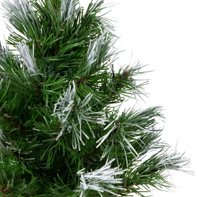 Northlight Whitecap Pine Artificial Mini Christmas Tree - 14" - Unlit 4 Northlight Whitecap Pine Artificial Mini Christmas Tree - 14" - Unlit - Image 2